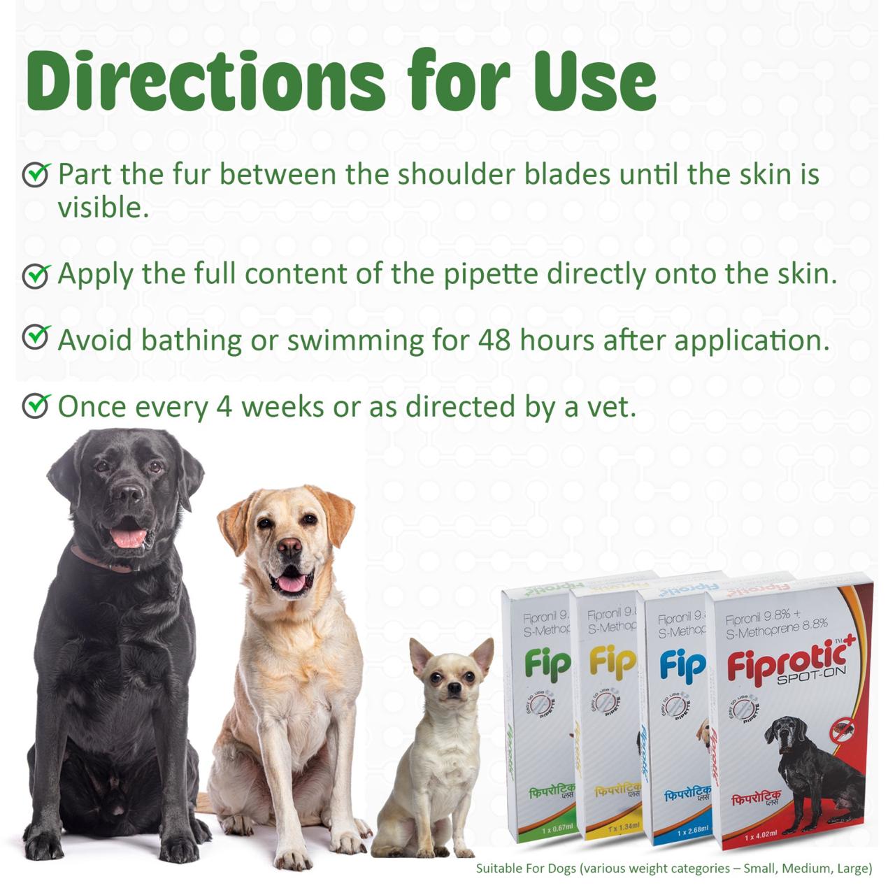 FIPROTIC + SPOT ON FOR DOGS